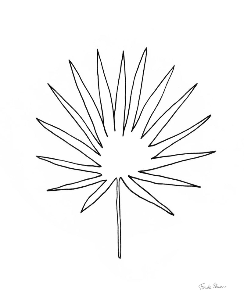 Doodle Palm II by Farida Zaman