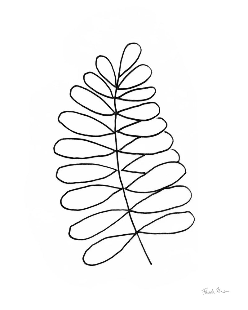 Doodle Palm III by Farida Zaman
