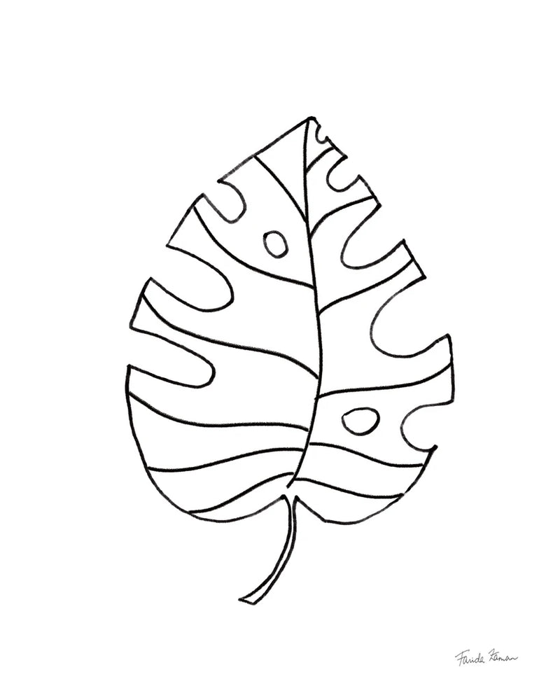 Doodle Palm lV by Farida Zaman