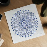 Eastern Dreams I by Farida Zaman. Shown as a detailed flat fine art print, highlighting archival giclee quality. Available as an archival giclee rolled canvas, fine art paper, or poster print. SKU 64608a.