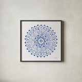 Eastern Dreams I by Farida Zaman. Shown in a sleek black glass frame for a contemporary gallery look. Available as an archival giclee rolled canvas, fine art paper, or poster print. SKU 64608a.