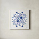 Eastern Dreams I by Farida Zaman. Shown in a natural wood glass frame for a timeless modern aesthetic. Available as an archival giclee rolled canvas, fine art paper, or poster print. SKU 64608a.