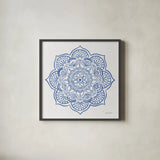 Eastern Dreams II by Farida Zaman. Shown in a sleek black glass frame for a contemporary gallery look. Available as an archival giclee rolled canvas, fine art paper, or poster print. SKU 64609a.