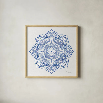 Eastern Dreams II by Farida Zaman. Shown in a natural wood glass frame for a timeless modern aesthetic. Available as an archival giclee rolled canvas, fine art paper, or poster print. SKU 64609a.