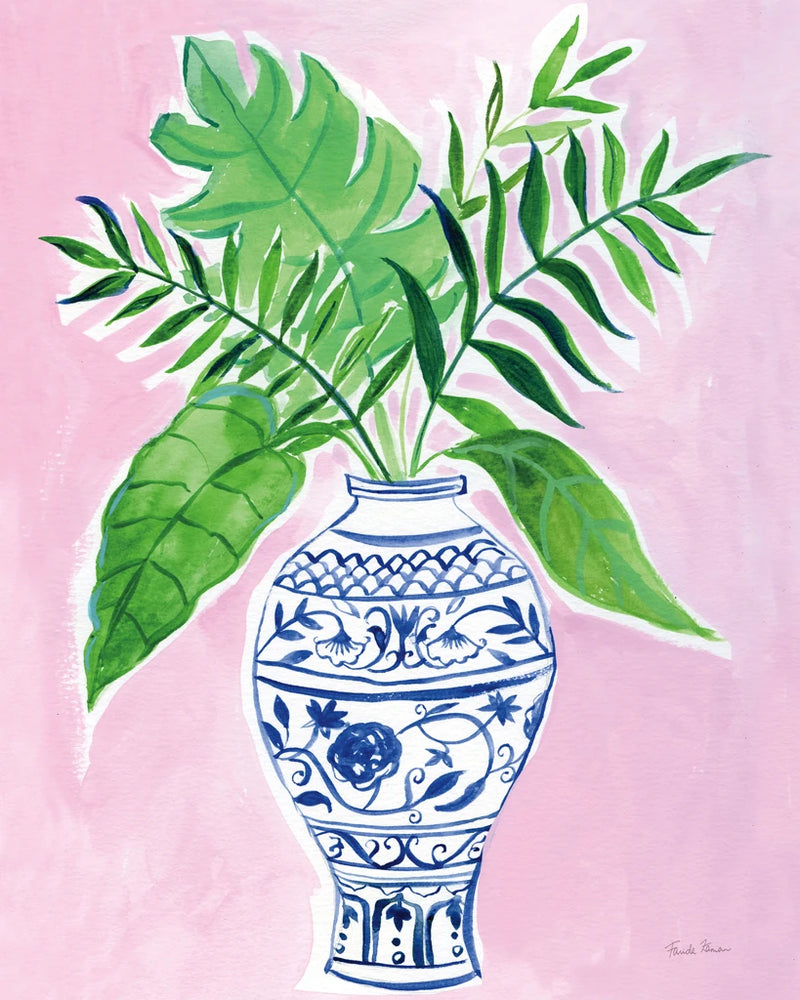 Elegant Chinoiserie I Crop by Farida Zaman