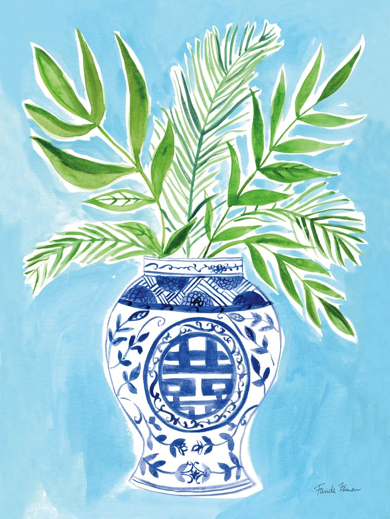 Elegant Chinoiserie II by Farida Zaman