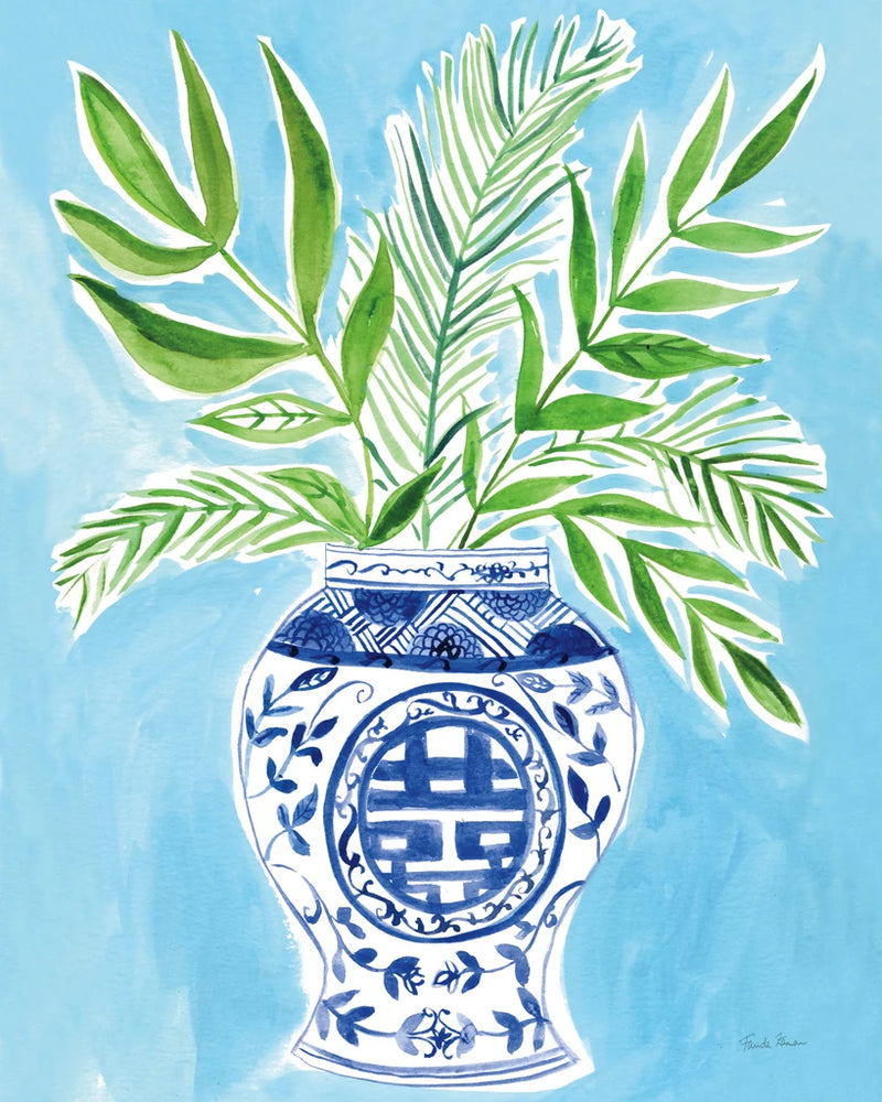 Elegant Chinoiserie II Crop by Farida Zaman
