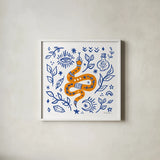 Everyday Mystic V by Farida Zaman. Shown in a crisp white glass frame for a clean and minimalist style. Available as an archival giclee rolled canvas, fine art paper, or poster print. SKU 85728a.