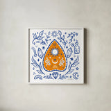 Everyday Mystic VI by Farida Zaman. Shown in a crisp white glass frame for a clean and minimalist style. Available as an archival giclee rolled canvas, fine art paper, or poster print. SKU 85729a.