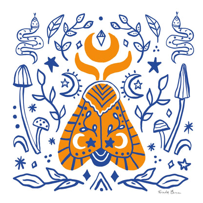 Everyday Mystic VII by Farida Zaman. SKU 85730a. Archival Giclee Fine art print for wall decor.