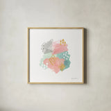 Faridas Abstract II by Farida Zaman. Shown in a natural wood glass frame for a timeless modern aesthetic. Available as an archival giclee rolled canvas, fine art paper, or poster print. SKU 48742a.