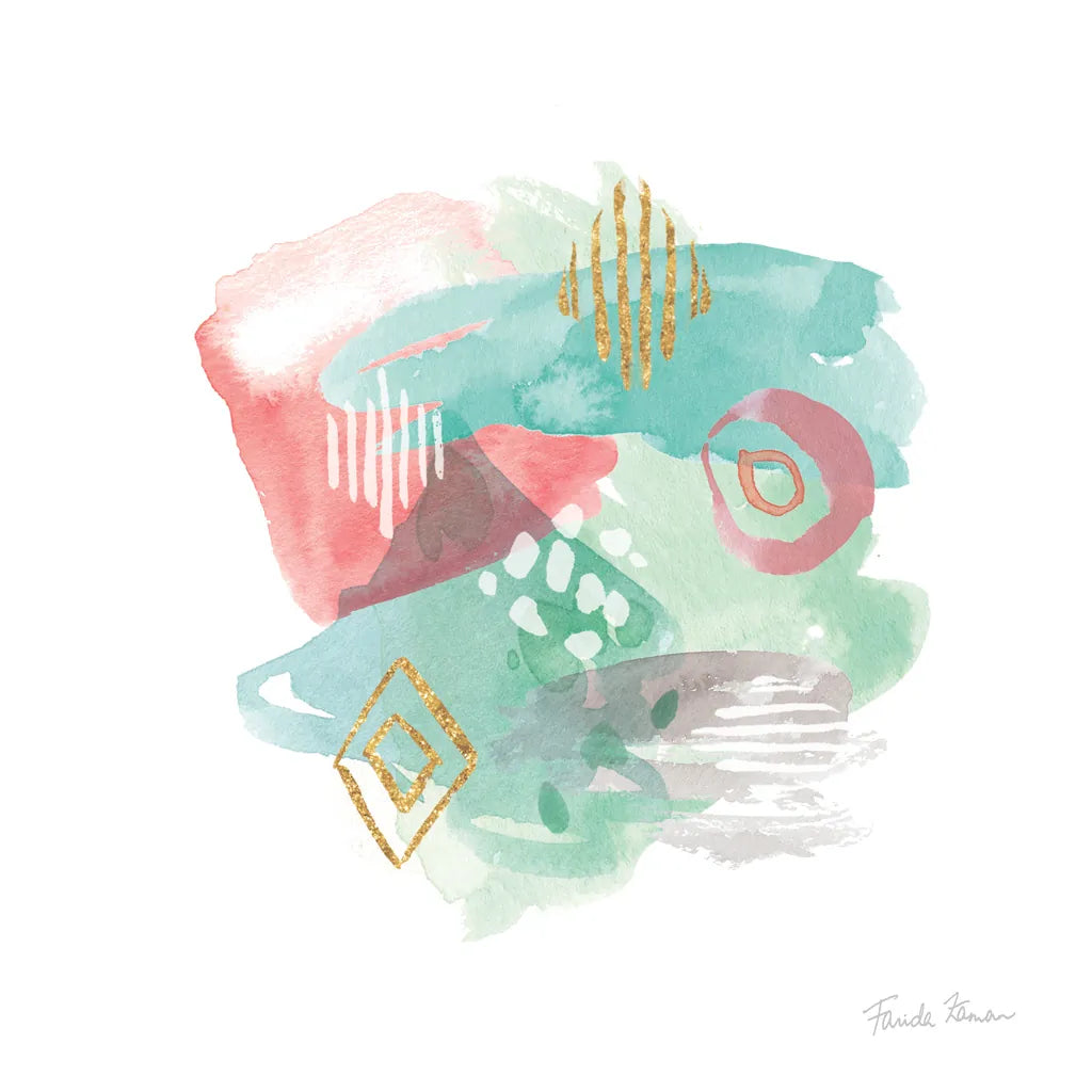 Faridas Abstract III by Farida Zaman. SKU 48743a. Archival Giclee Fine art print for wall decor.