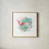 Faridas Abstract III by Farida Zaman. Shown in a natural wood glass frame for a timeless modern aesthetic. Available as an archival giclee rolled canvas, fine art paper, or poster print. SKU 48743a.