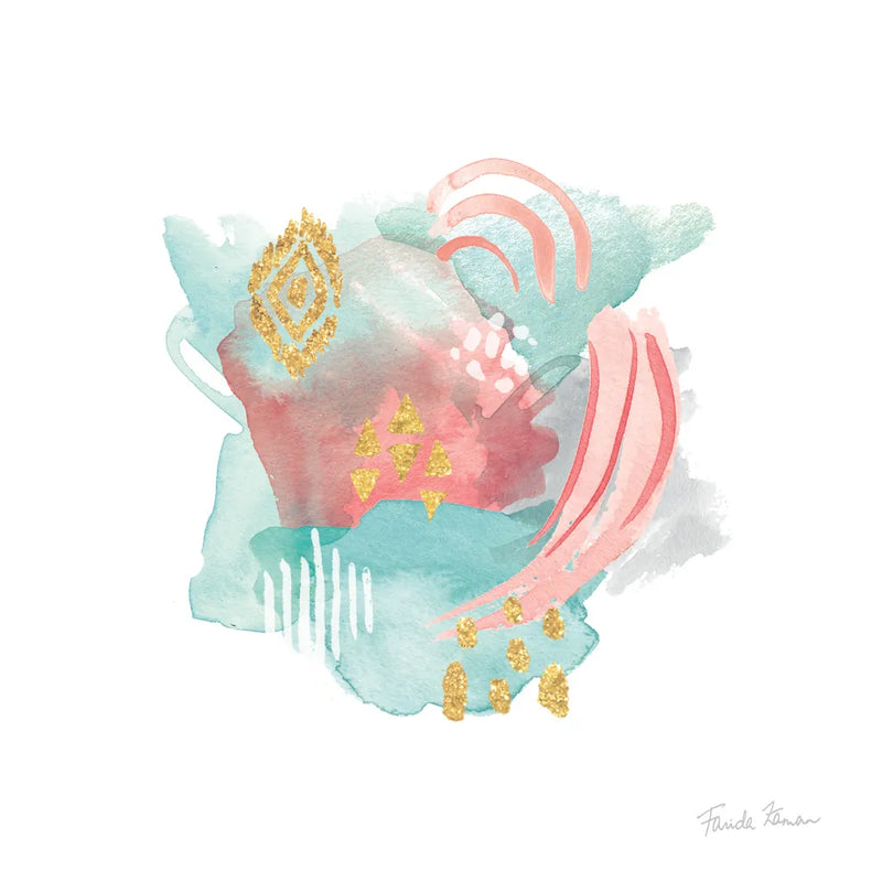 Faridas Abstract IV by Farida Zaman. SKU 48744a. Archival Giclee Fine art print for wall decor.