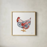 Farm Beauty II by Farida Zaman. Shown in a natural wood glass frame for a timeless modern aesthetic. Available as an archival giclee rolled canvas, fine art paper, or poster print. SKU 61553a.