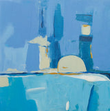Feeling Blue by Farida Zaman. SKU 46820a. Archival Giclee Fine art print for wall decor.