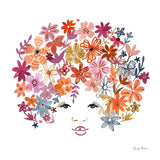 Floral Beauties I by Farida Zaman. SKU 64804a. Archival Giclee Fine art print for wall decor.