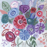 Floral Jewels I by Farida Zaman. SKU 37182a. Archival Giclee Fine art print for wall decor.
