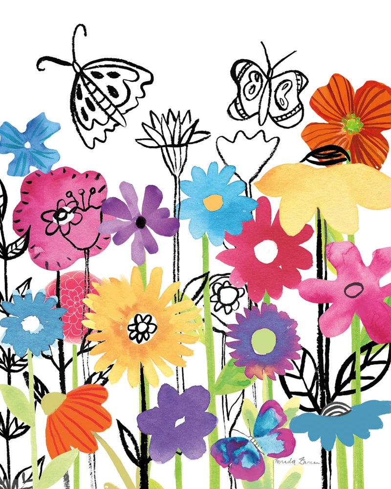 Floral Magic II by Farida Zaman