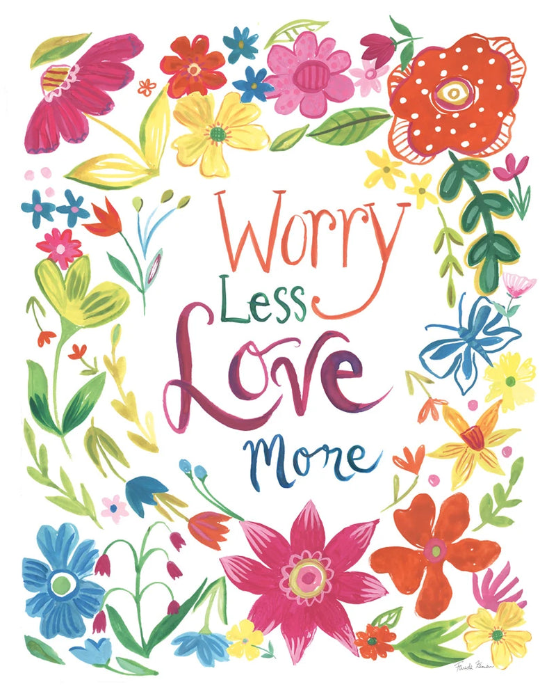 Floral Quote I by Farida Zaman