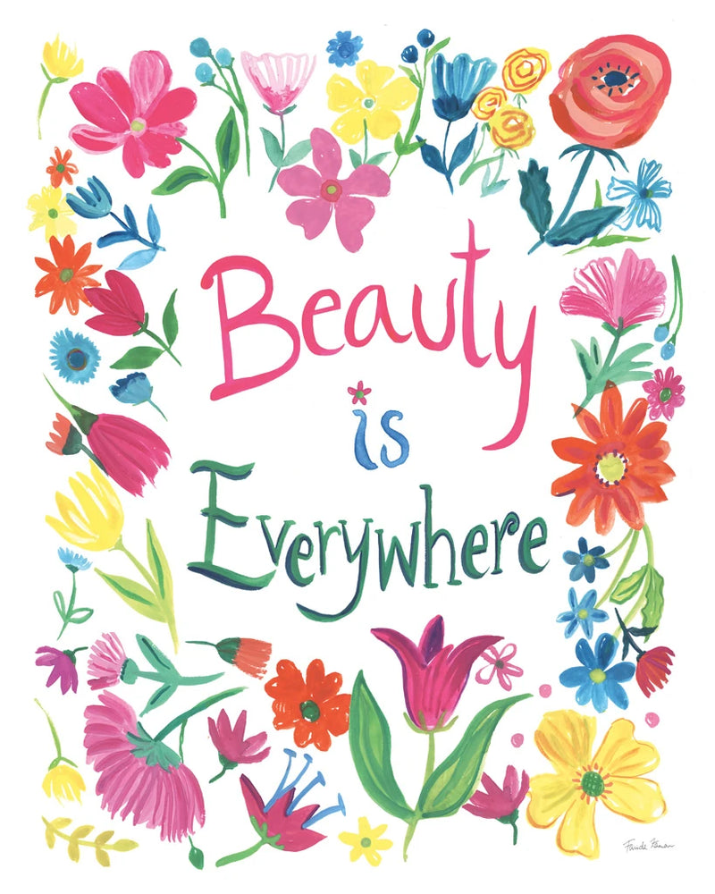 Floral Quote III by Farida Zaman