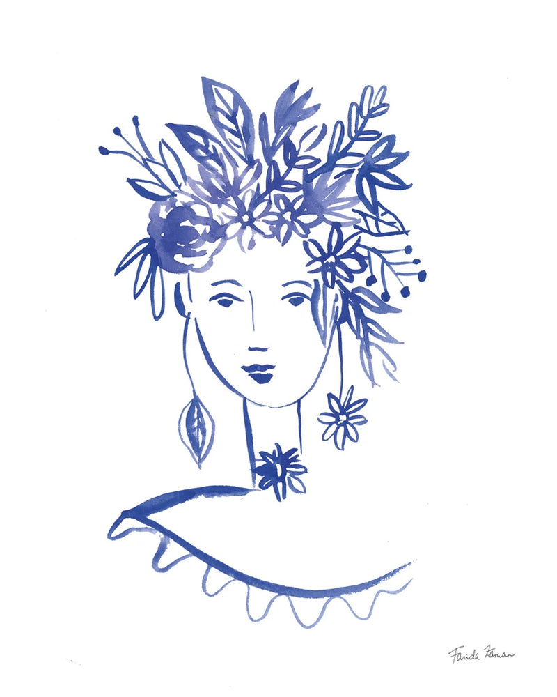 Flower Girl I by Farida Zaman
