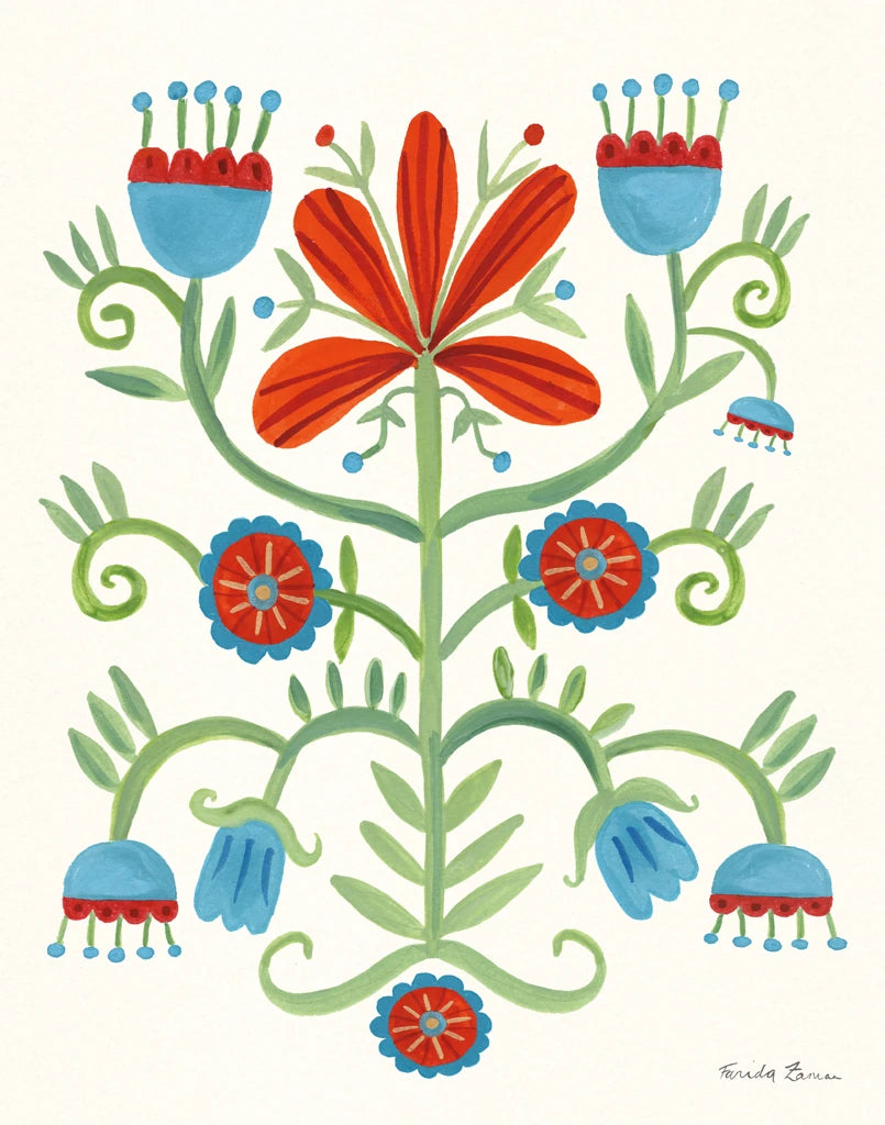 Folksy IV by Farida Zaman