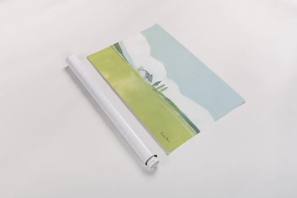 Fresh and Green by Farida Zaman. shown as a rolled paper print. Available as archival giclee rolled canvas, fine art paper, or poster print. SKU 56267i.