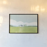 Fresh and Green by Farida Zaman. shown as a paper print in a black flame. Available as a archival giclee rolled canvas, fine art paper, or poster print. SKU 56267i.
