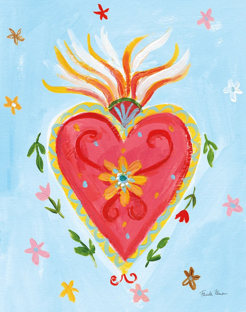 Fridas Heart I by Farida Zaman