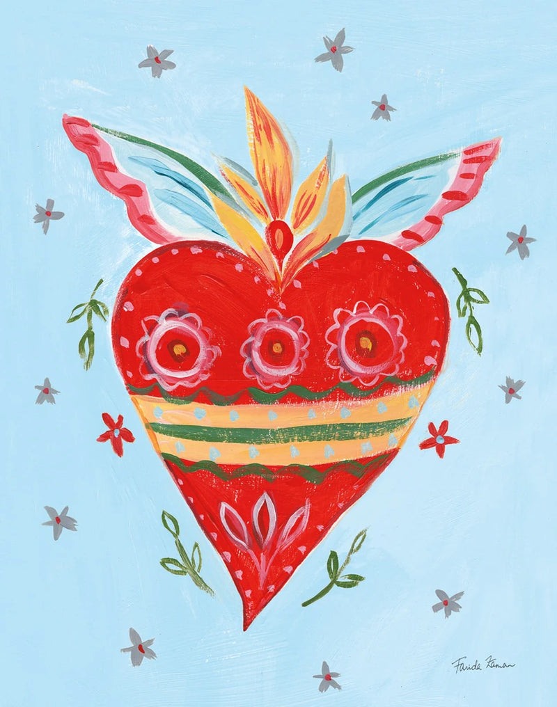 Fridas Heart II by Farida Zaman