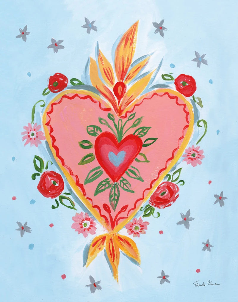 Fridas Heart III by Farida Zaman