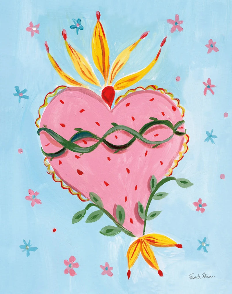 Fridas Heart IV by Farida Zaman