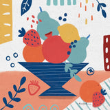 Fruit Still Life II by Farida Zaman. SKU 77489a. Archival Giclee Fine art print for wall decor.