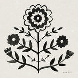 Garden Folk I Black by Farida Zaman. SKU 83250a. Archival Giclee Fine art print for wall decor.