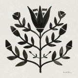 Garden Folk II Black by Farida Zaman. SKU 83251a. Archival Giclee Fine art print for wall decor.