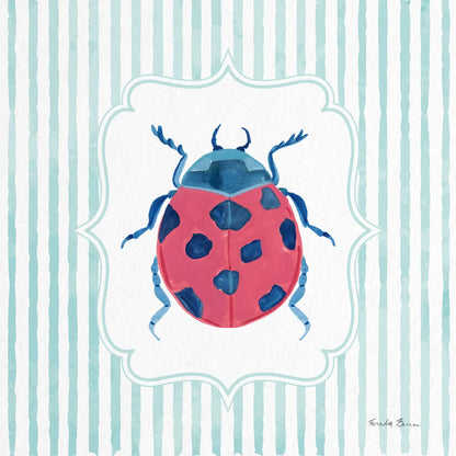 Garden Friends II by Farida Zaman. SKU 98148a. Archival Giclee Fine art print for wall decor.