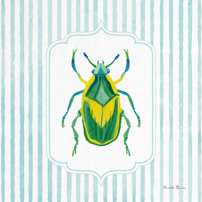 Garden Friends IV by Farida Zaman. SKU 98150a. Archival Giclee Fine art print for wall decor.