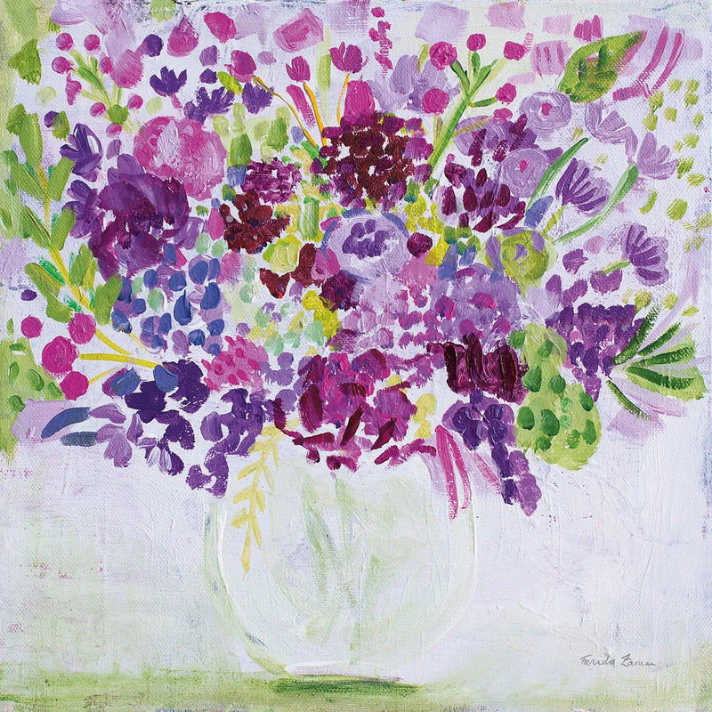 Garden Fun by Farida Zaman. SKU 44836a. Archival Giclee Fine art print for wall decor.