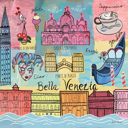 Global Travel IV by Farida Zaman. SKU 44988a. Archival Giclee Fine art print for wall decor.