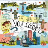 Global Travel V by Farida Zaman. SKU 44989a. Archival Giclee Fine art print for wall decor.