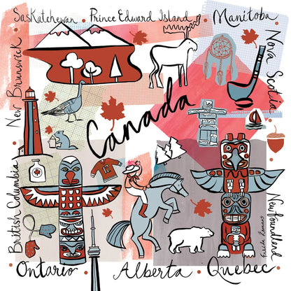 Global Travel VII by Farida Zaman. SKU 44991a. Archival Giclee Fine art print for wall decor.