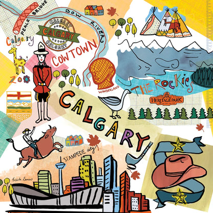 Global Travel XII by Farida Zaman. SKU 44996a. Archival Giclee Fine art print for wall decor.