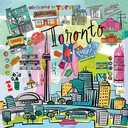 Global Travel XIII by Farida Zaman. SKU 44997a. Archival Giclee Fine art print for wall decor.