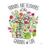 Greenhouse Blooming IV Friends by Farida Zaman. SKU 81456a. Archival Giclee Fine art print for wall decor.