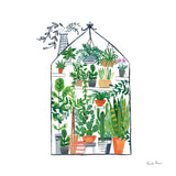Greenhouse I by Farida Zaman. SKU 69507a. Archival Giclee Fine art print for wall decor.