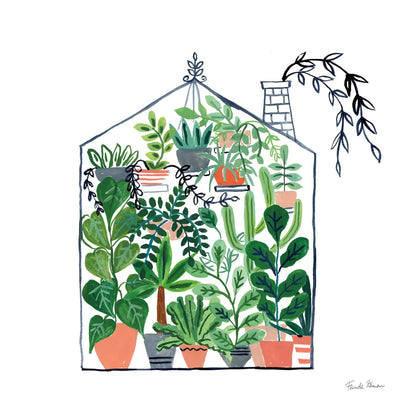 Greenhouse II by Farida Zaman. SKU 69508a. Archival Giclee Fine art print for wall decor.