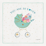 Happy Baby II by Farida Zaman. SKU 49095a. Archival Giclee Fine art print for wall decor.
