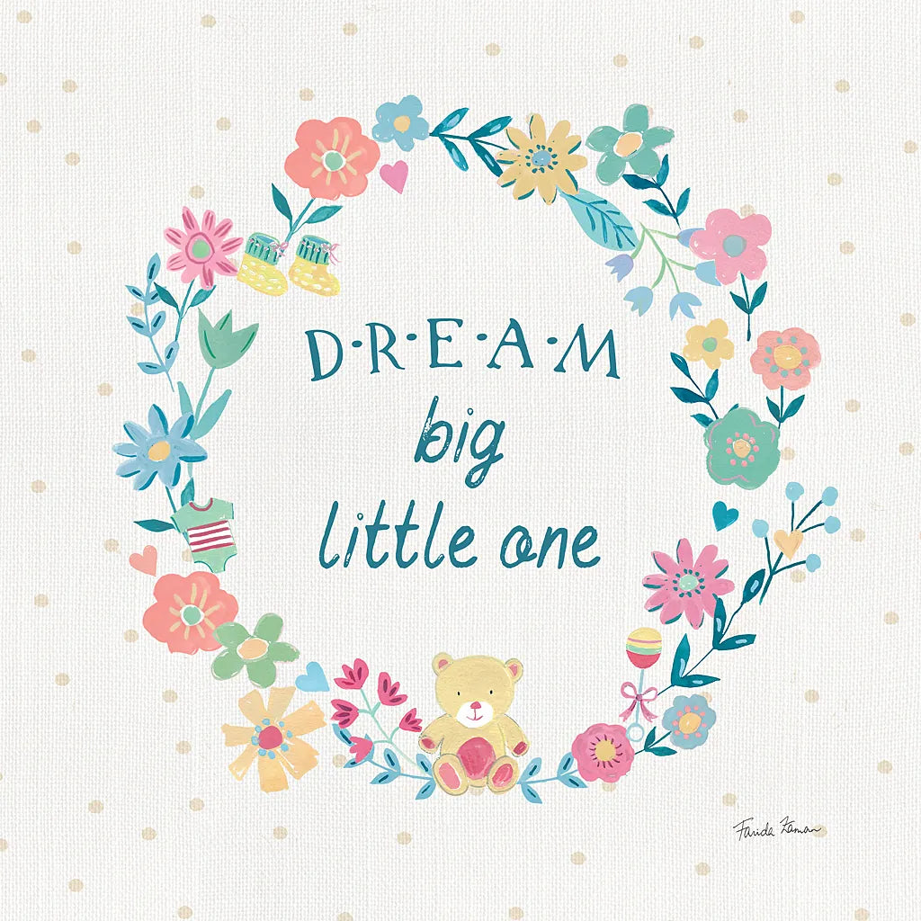 Happy Baby VII by Farida Zaman. SKU 49100a. Archival Giclee Fine art print for wall decor.