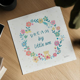 Happy Baby VII by Farida Zaman. Shown as a detailed flat fine art print, highlighting archival giclee quality. Available as an archival giclee rolled canvas, fine art paper, or poster print. SKU 49100a.
